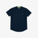 T-SHIRT SOLID PIQUET NAVY BLUE