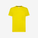 T-SHIRT ROUND SOLID POCKET YELLOW
