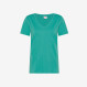 V NECK T-SHIRT S/S BOTTLE GREEN