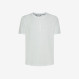 Off white cotton jersey Henley T-shirt