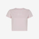 T-SHIRT CROP BIG LOGO S/S PINK