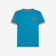 BOY'S T-SHIRT PIQUET LOGO FLUO S/S OTTANIO CHIARO