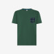 Cotton T-shirt with pocket DARK GREEN