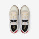 Sneaker Tom Vintage in nylon e suede bianco panna e rosso