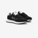 Sneaker Ally Glitter in suede e lurex nero