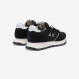 Sneaker Ally Glitter in suede e lurex nero