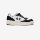 Sneaker Basket Love Lady in pelle e suede nera