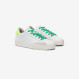 BOY'S STREET LEATHER (TEEN) WHITE/YELLOW FLUO