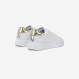 Sneaker Girl's Grace in pelle bianca e oro