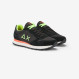 Sneaker Tom Fluo in nylon e suede NERO