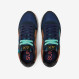 Jaki Bicolor nylon and suede sneaker NAVY BLUE/RUST