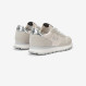 Ally Gold Silver suede and nylon sneaker OFF WHITE