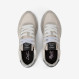 Ally Gold Silver suede and nylon sneaker OFF WHITE