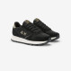 Ally Glitter suede and lurex sneaker BLACK