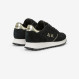 Ally Glitter suede and lurex sneaker BLACK