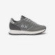 Sneaker Ally Glitter in suede e lurex GRIGIO MEDIO
