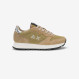 Ally Glitter suede and lurex sneaker GOLD
