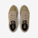 Ally Glitter suede and lurex sneaker GOLD