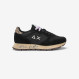 Sneaker Ally Vintage in suede e nylon NERO