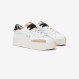 Big Katy leather sneaker WHITE/GOLD