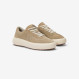 Juno suede sneaker DARK BEIGE