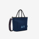 Shopping bag Jacqueline in scuba NAVY BLUE