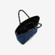 Shopping bag Jacqueline in scuba NAVY BLUE