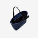 Jacqueline Silver Gold nylon shopper NAVY BLUE