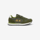 Boys’ Tom nylon and suede sneaker DARK MILITARY