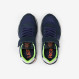 Sneaker Boy's Tom Fluo in nylon e suede NAVY BLUE