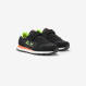 Sneaker Boy's Tom Fluo in nylon e suede NERO