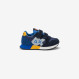 Boys’ Jaki nylon and suede sneaker NAVY BLUE