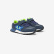 Sneaker Boy's Jaki Fluo in nylon e microfibra NAVY BLUE