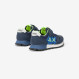 Sneaker Boy's Jaki Fluo in nylon e microfibra NAVY BLUE