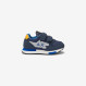 Sneaker Boy's Niki in nylon e microfibra NAVY BLUE