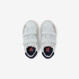 Sneaker Boy's Street in pelle BIANCO/NAVY BLUE