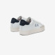 Sneaker Boy's Street in pelle BIANCO/NAVY BLUE