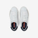 Sneaker Boy's Street in pelle BIANCO/NAVY BLUE