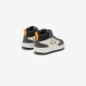 Sneaker Boy's Genius mid top in pelle e nylon GRIGIO SCURO