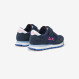 Girls’ Ally nylon and suede sneaker NAVY BLUE