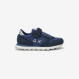Sneaker Girl's Ally Gold in nylon e suede NAVY BLUE