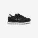 Girls’ Ally Gold nylon and suede sneaker BLACK