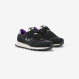 Girls’ Stargirl Glitter nylon and suede sneaker BLACK