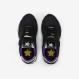 Girls’ Stargirl Glitter nylon and suede sneaker BLACK