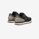 Sneaker Girl's Stargirl Animalier in nylon e suede NERO