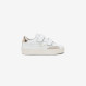 Sneaker Girl's Katy in pelle BIANCO/ORO