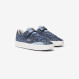 Girls’ Katy Glitter leather and suede sneaker NAVY BLUE