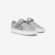 Sneaker Girl's Katy Glitter in pelle e suede ARGENTO