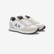 White Tom nylon and suede sneaker