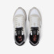 White Tom nylon and suede sneaker